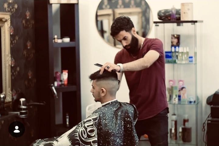 Barberare i arbete